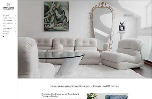 DM Decoris | High-end furniture in the Hamptons